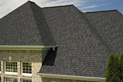  CertainTeed Moire Black Roof Shingles 