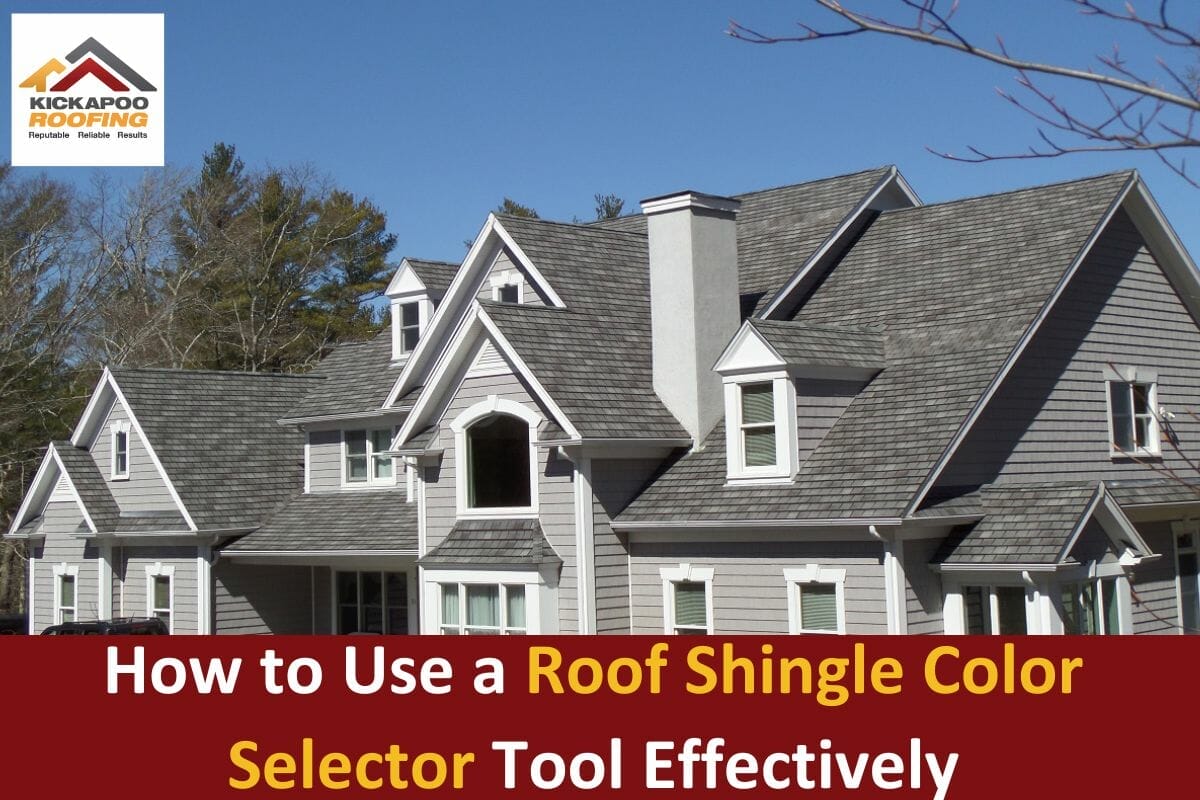 How to Use a Roof Shingle Color Selector Tool Effectively
